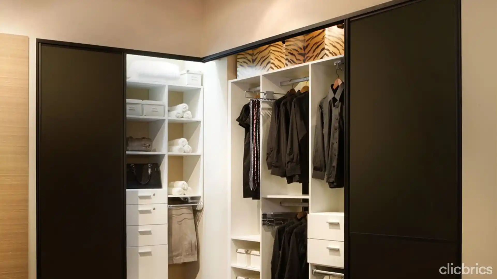 modern wardrobe design inside